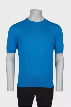 Men's blue T-shirt