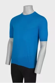 Men's blue T-shirt