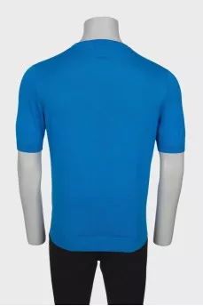 Men's blue T-shirt