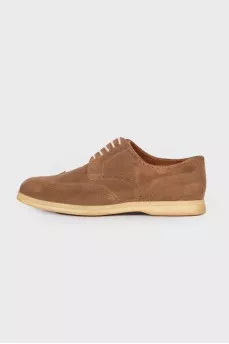 Men's suede brogues