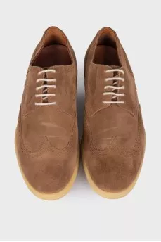 Men's suede brogues