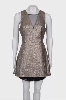 Metallic dress