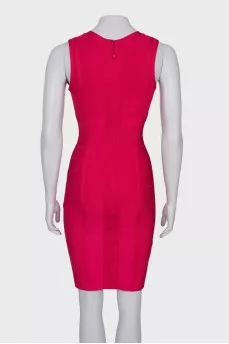 Red dress body-con shape