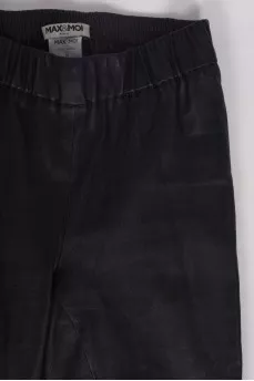 Black leather leggings