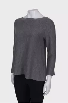 Wool gray sweater