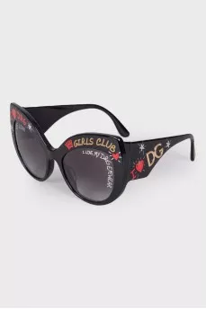Black print sunglasses