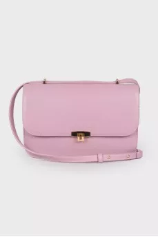 Purple leather bag