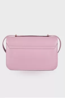 Purple leather bag