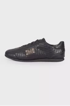 Men's leather sneakers