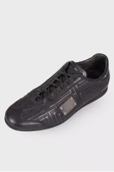 Men's leather sneakers