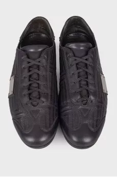 Men's leather sneakers