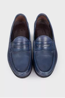 Men's dark blue shoes