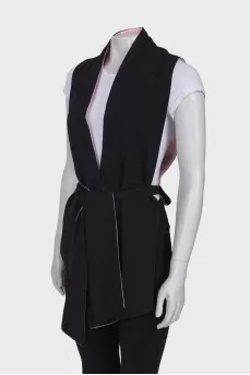 Black tie waistcoat