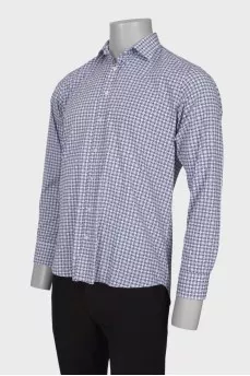 Men's shirt in geometric print