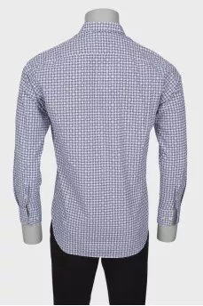 Men's shirt in geometric print