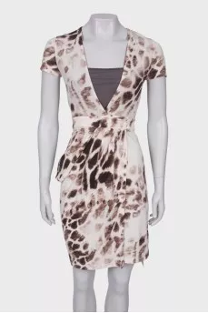 Abstract print dress