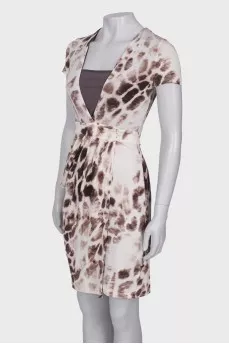 Abstract print dress
