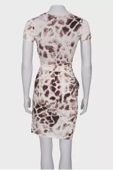 Abstract print dress