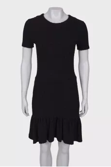 Black dress with a pattern