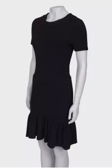 Black dress with a pattern