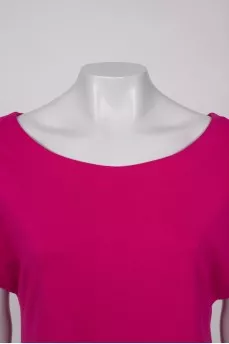 Straight fit fuchsia dress