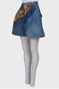 Combination high rise shorts