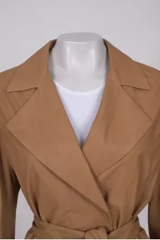 Leather jacket with no belt