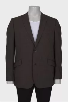 Men's brown wool jacket