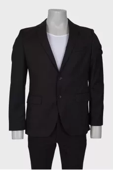 Genuine wool jacket for men