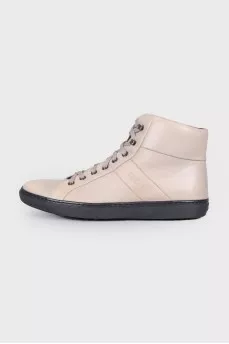 Men's leather boots