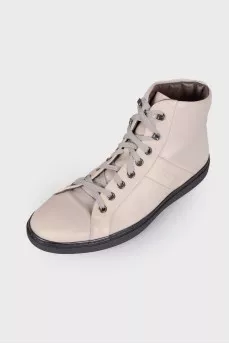 Men's leather boots