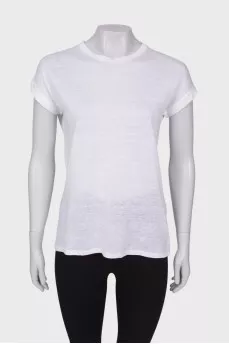 Translucent white T-shirt