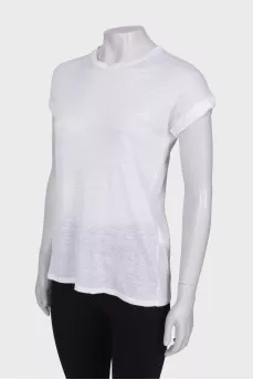 Translucent white T-shirt