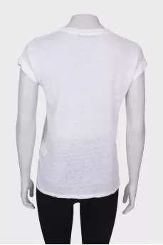 Translucent white T-shirt
