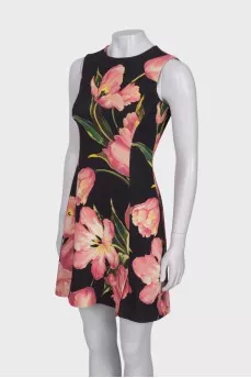 Dress in floral print