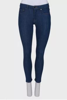 Blue skinny jeans