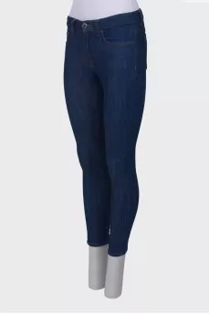 Blue skinny jeans