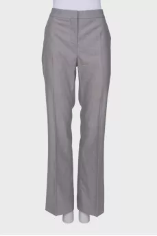 Light gray wool suit