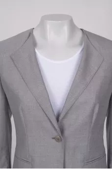 Light gray wool suit