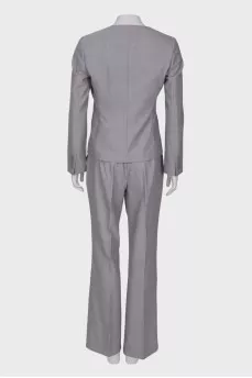 Light gray wool suit