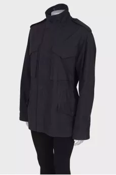 Black jacket with pockets