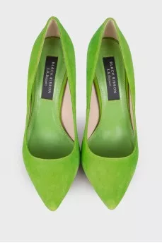 Green high heels