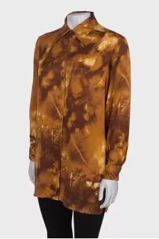 Shirt in abstract print