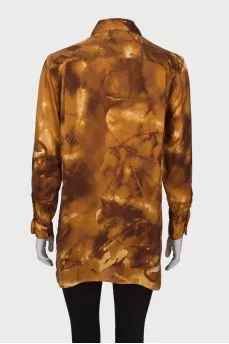 Shirt in abstract print