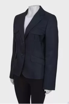 Wool and silk jacket