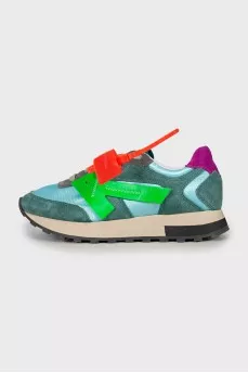 Mixed color sneakers