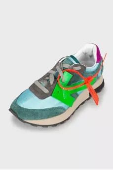 Mixed color sneakers