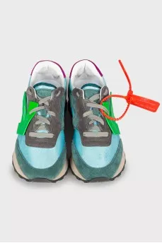 Mixed color sneakers
