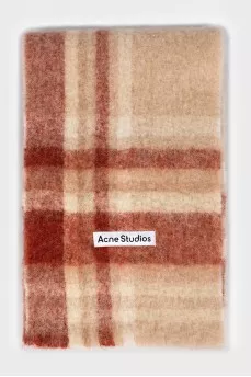 Checkered combo scarf