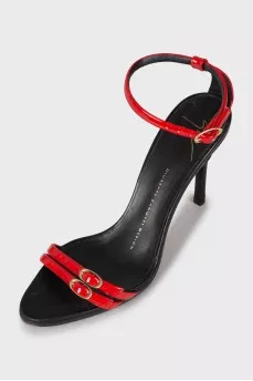 Two tone sandals